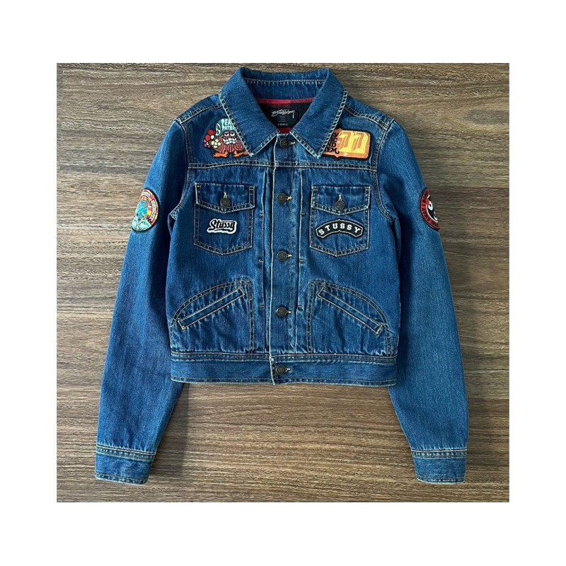 Stussy Jacket women (Denim trucker jacket )