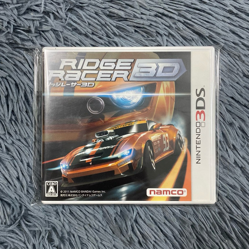 แผ่นแท้เครื่อง Nintendo 3DS เกมส์ Ridge Racer 3D โซน Japan แผ่นเปิดติดง่ายมีคู่มือ+ใบแทรก