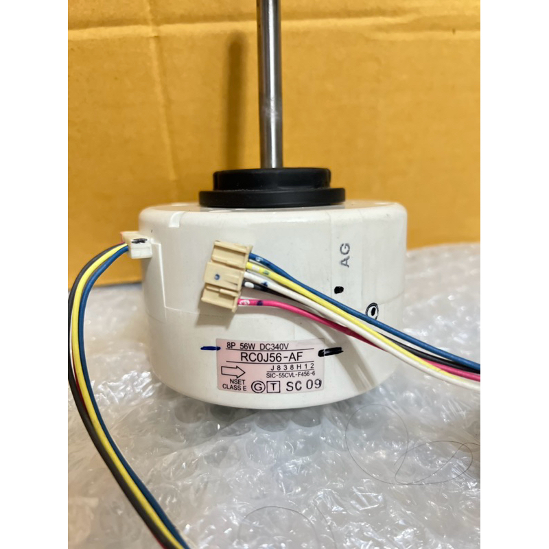 มอเตอร์พัดลมคอยล์เย็นแอร์ MITSUBISHI (มิตซูบิชิ) RC0J56-AF N748H01 SIC-55CVL-F456-6 INOOR FAN MOTOR 