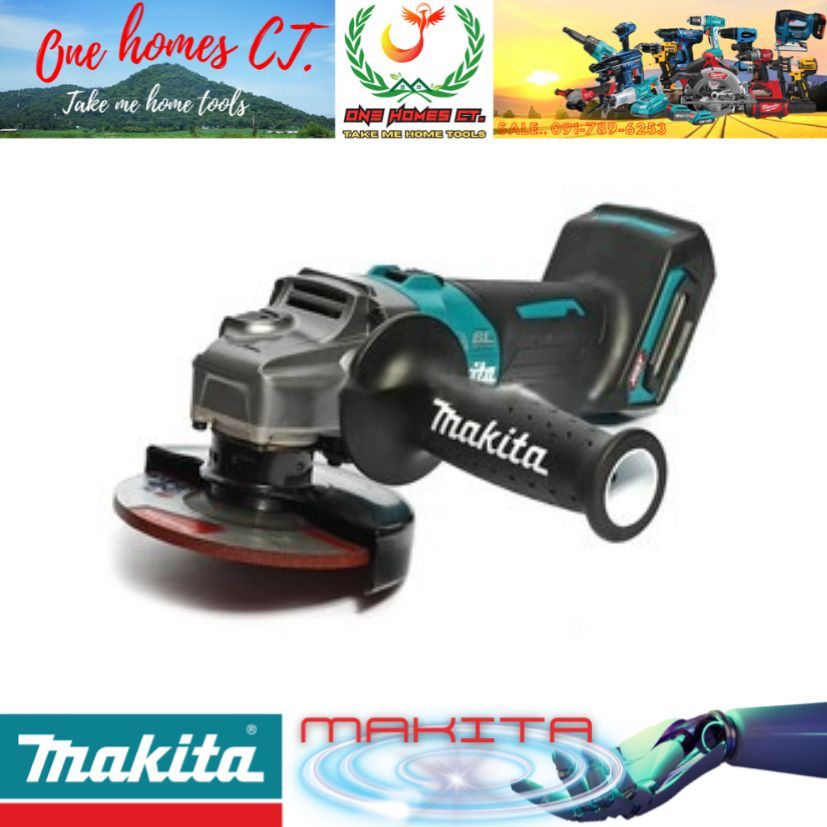 MAKITA รุ่น GA011GZ  เครื่องเจียไร้สาย 40 โวลต์ ไม่รวมแบตเตอรี่และแท่นชาร์จ ขนาด 4 นิ้ว (สินค้ามีคุณ