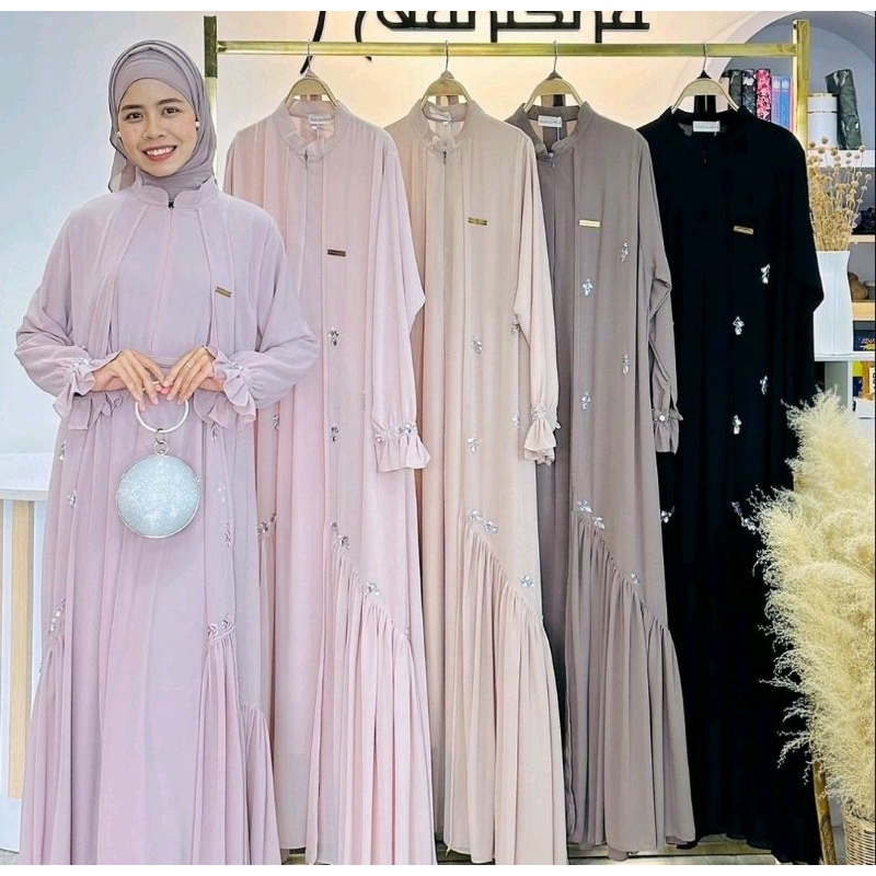 เดรสรุ่น Ayra Abaya งานดีเลิ่ดด