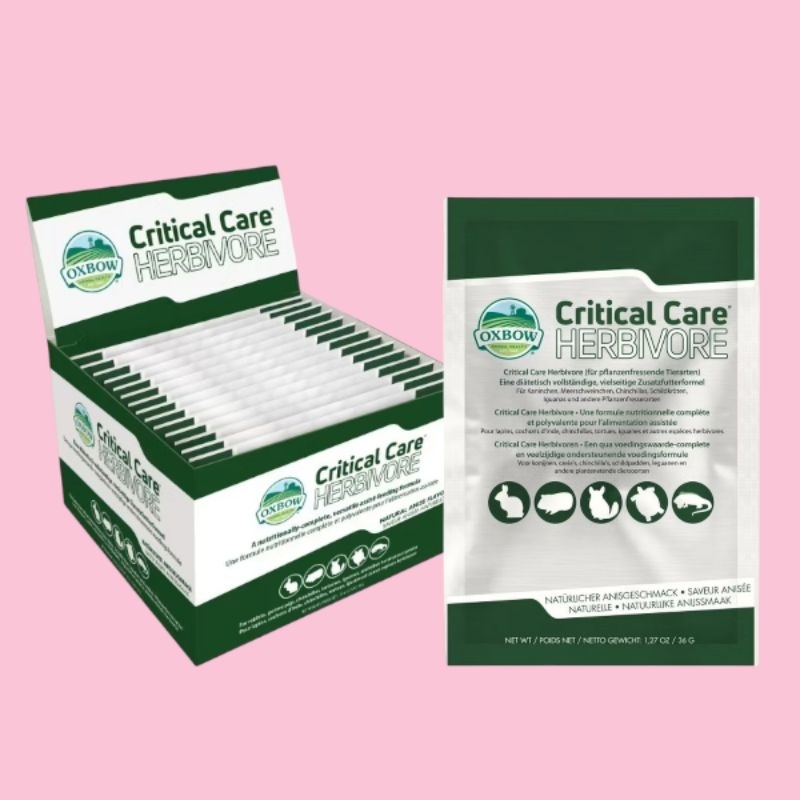 Oxbow Critical Care Herbivore 36g. อาหารเสริมบำรุงสัตว์เลี้ยง สัตว์ฟันเเทะ