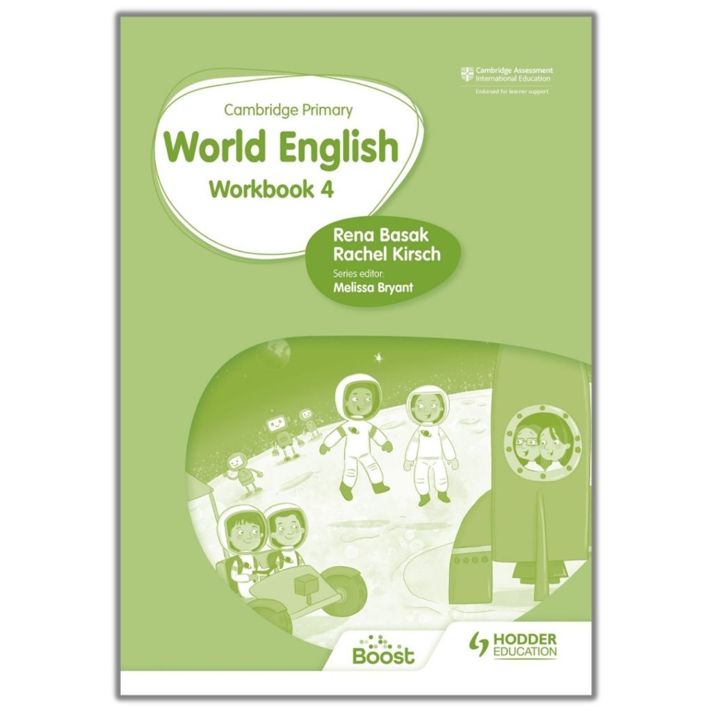 หนังสือเรียนระดับประถมศึกษา Cambridge Primary World English Workbook Stage 4
