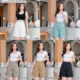 🇰🇷Size S-3X กางเกงขาสั้น Made in Korea Style ZARA ทรงสวยมาก …