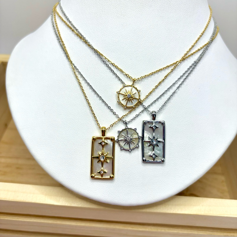 Piing me stainless steel necklace | สร้อยคอสแตนเลส