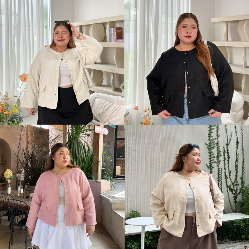 Remie Tweed Blazer เสื้อเบลเซอร์ผ้าทวิต | Preeyaaa