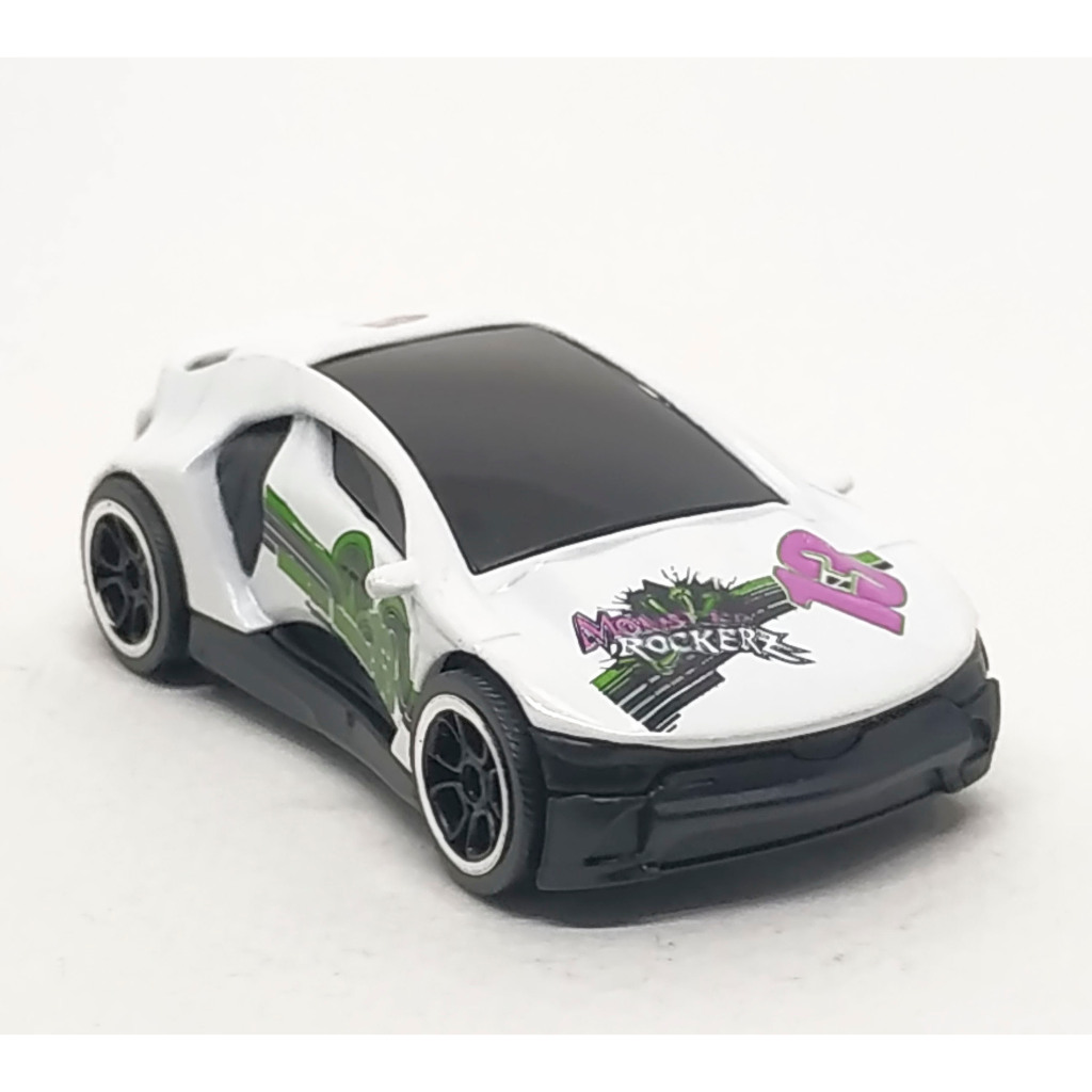 Majorette Concept Car Collection White - Monster Rockerz no.13 /scale 1/64 (3 inches) no Package