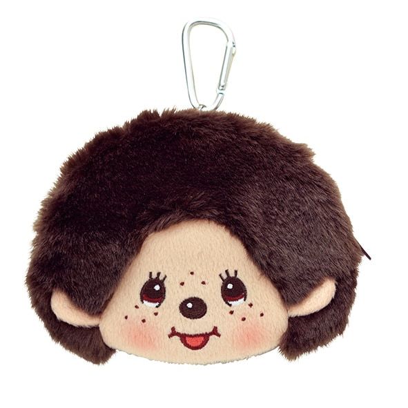 พร้อมส่ง Monchhichi Passcase Boy (กระเป๋าใส่เหรียญ ใส่บัตร มีช่องซิป สายดึงยืดได้)