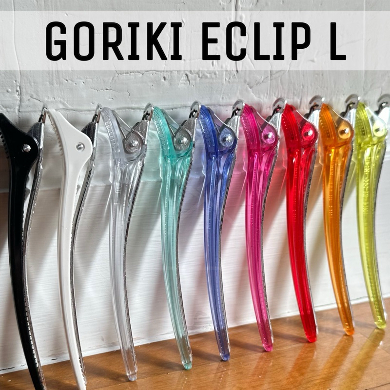 (พร้อมส่ง/ของญี่ปุ่นแท้ราคาถูกที่สุด) GORIKI E CLIP L SIZE 12.1 CM 1ชิ้น กิ๊บติดผมคุณภาพสำหรับร้านทำผม