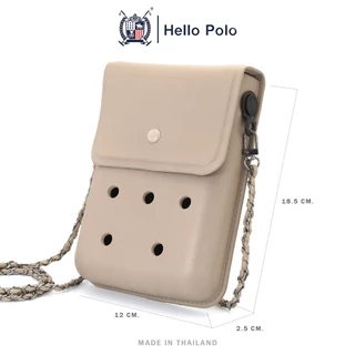 Hello Polo crossbody bag กระเป๋าใส่โทรศัพท์ สายกระเป๋า แฟชั่น ดีไซน์เรียบง่าย น้ำหนักเบา ต้องมีสำหรับการออกนอกบ้านBH2008
