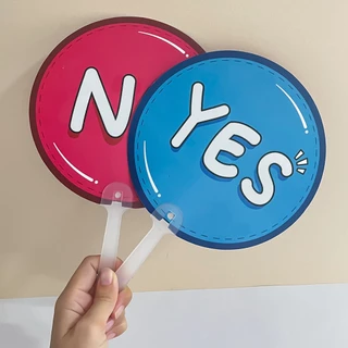 Yes & No Correct & Wrong Thumbs Up & Thumbs Down Double-Side Handheld Signs Board True False Voting Sign Paddles