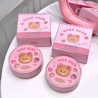 คุชชั่น ลายหมี Air Cushion คุมมัน เคลือบ หน้าใส กันน้ำ ปกปิด กันเหงื่อ ให้ความชุ่มชื้น ปกปิดดีเยี่ย เนื้อแป้งละเอียด