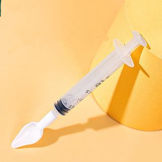 C-11 ที่ป้อนอาหารนก ช้อน+ไซริง ช้อนป้อนอาหารลูกนก สำหรับนกขน…