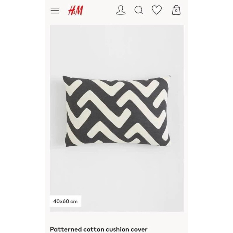 เซ็ตหมอนและปลอกหมอนอิง วินเทจ H&M Home