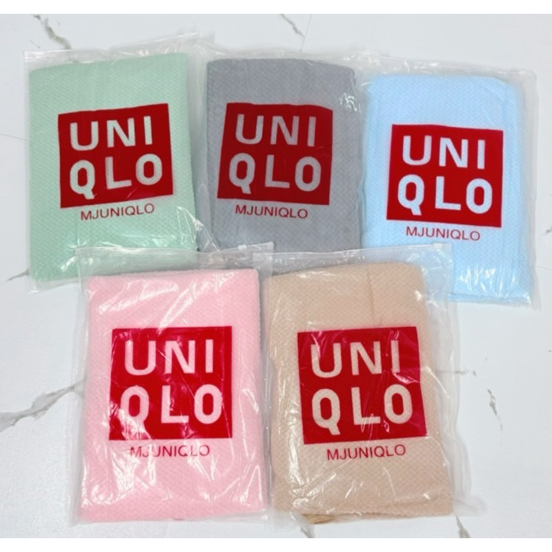ผ้าขนหนู ผ้าเช็ดตัวรังผึ้ง Uniqlo ซับน้ำได้ดี ผ้าขนหนูอาบน้ำ ขนนิ่มซับซับ