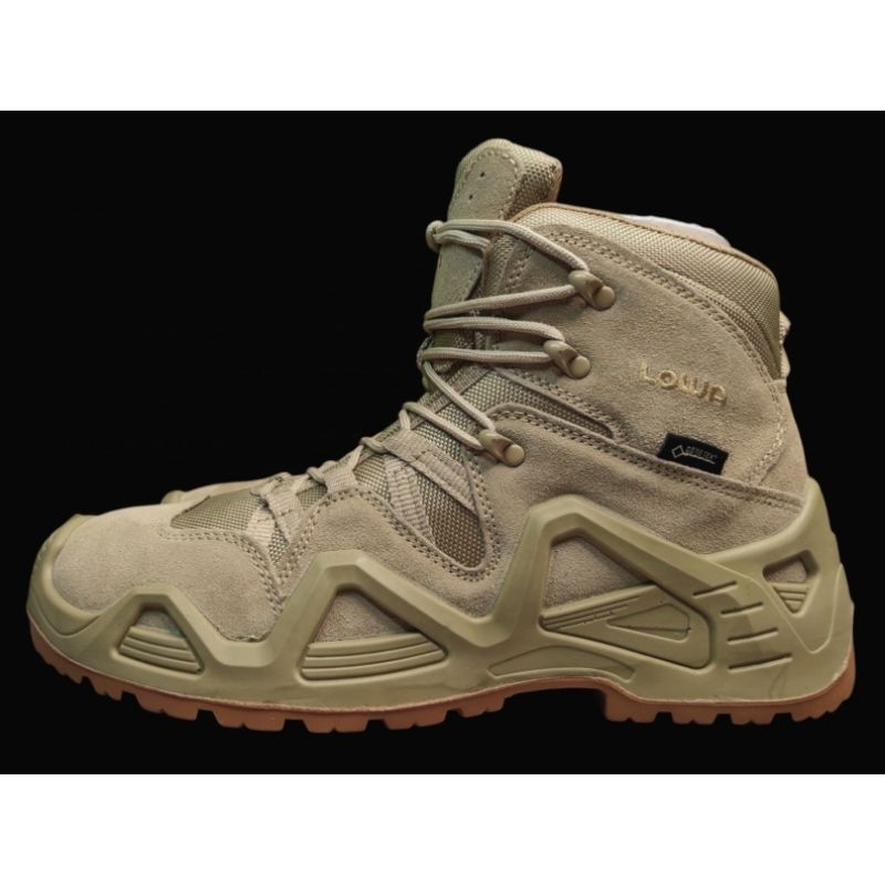 รองเท้าเทคติคอล ยี่ห้อ Lowa รุ่น  Zephyr GTX MID TF Boots - Desert สีทะเลทราย หุ้มข้อกลาง กันลื่น หน
