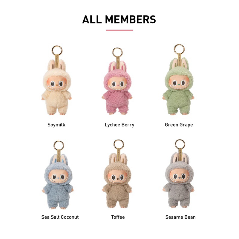 พร้อมส่งเช็คการ์ดไม่แกะตัวTHE MONSTERS - Tasty Macarons Vinyl Face Blind Box