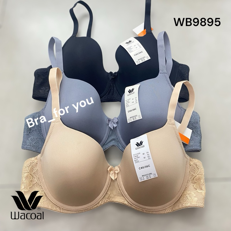 WB9895 ,WB9925 Wacoal Basic Bra เสืัอชั้นในวาโก้ มีโครง ปกติ 690.-(ราคาต่อ1ตัว)