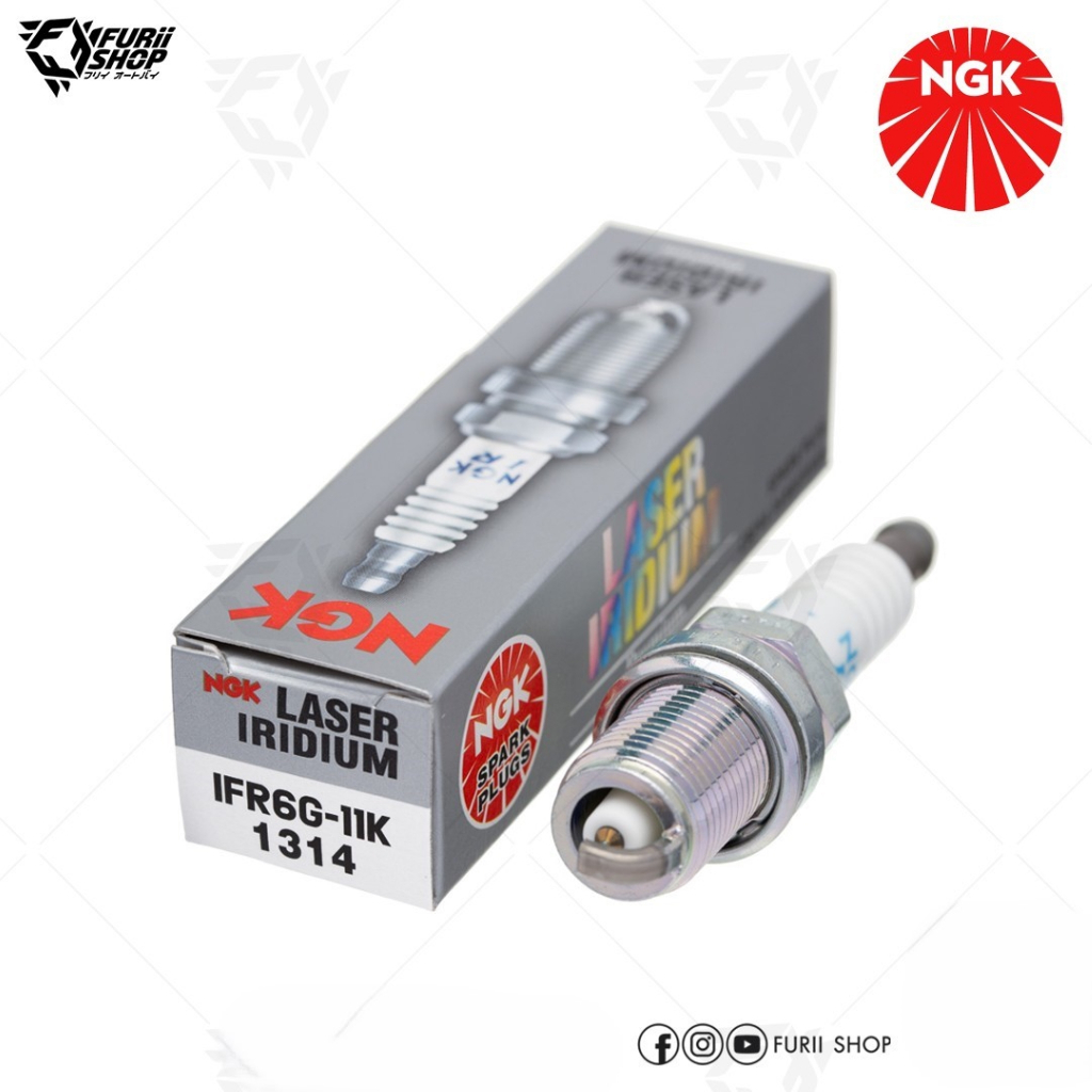 [ สามารถผ่อนชำระบัตรเครดิต/Spaylater ] หัวเทียน NGK LASER IRIDIUM IFR6G-11K (1314)