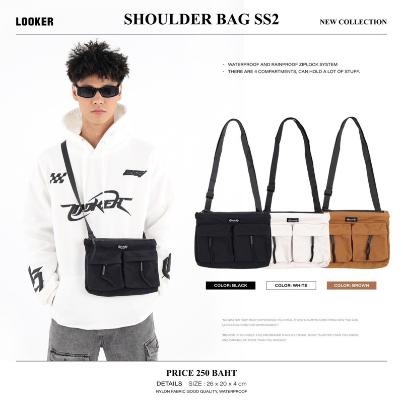 LOOKER - Shoulder Bag SS2 (กระเป๋าสะพายข้างรุ่นใหม่)