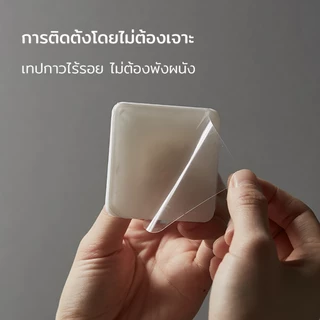 กล่องสบู่ ติดผนัง ไม่จำเป็นต้องเจาะ สามารถใส่สบู่ก้อนได้ทุกขนาด การออกแบบลิ้นชัก กล่องใส่สบู่
