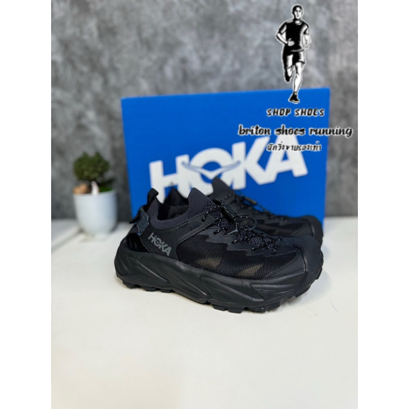 Sale 42% รองเท้าแตะรัดส้นชาย-หญิง HOKA HOPARA 2 สีดำ สินค้าถ่ายจากงานจริง %