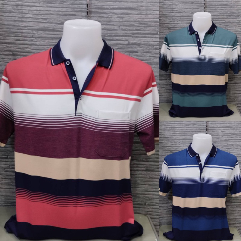 เสื้อคอปกแขนสั้น มีกระเป๋า