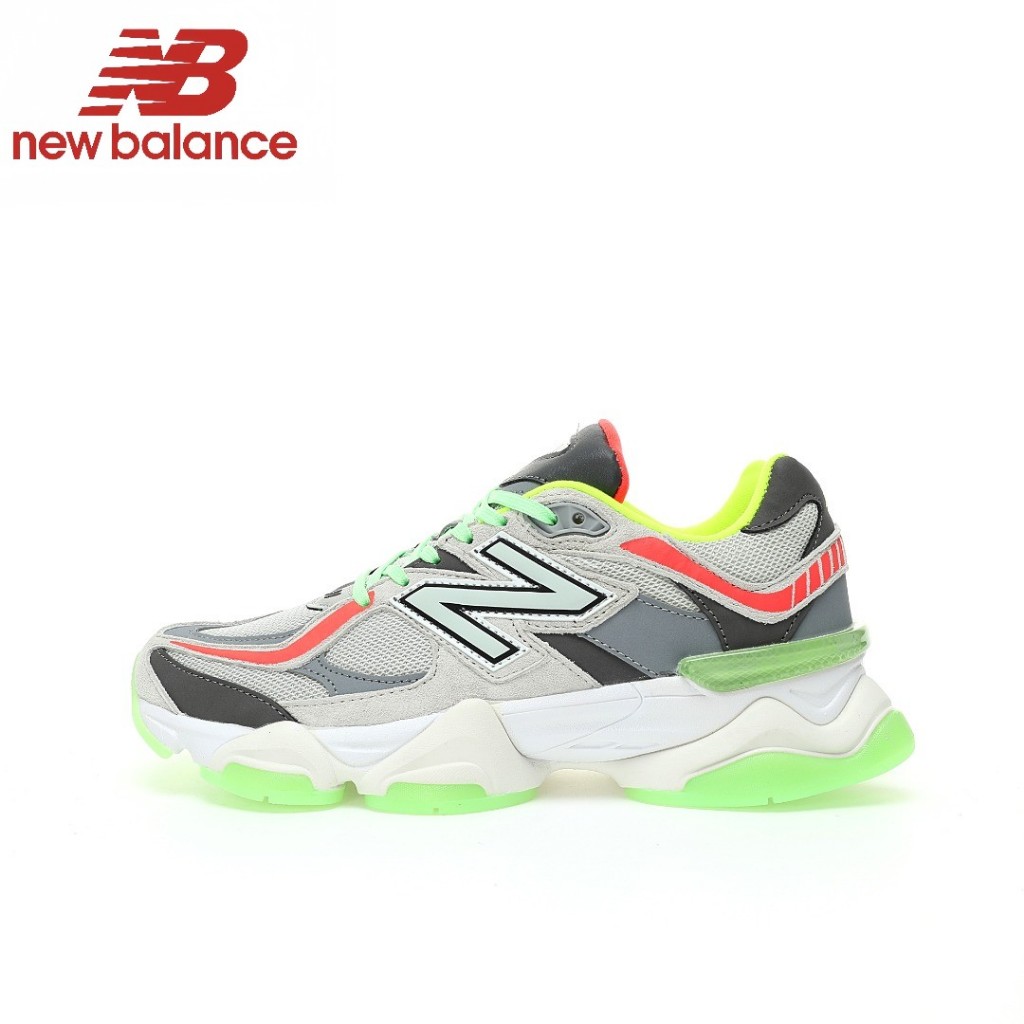 New Balance NB 9060 รองเท้ากีฬาสำหรับผู้ชายและผู้หญิง low-top รองเท้าลำลองระบายอากาศได้ U9060DGG