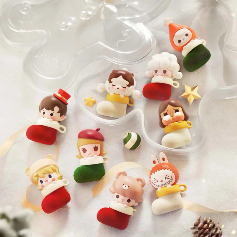 {ซื้อในไลฟ์มีโค้ดส่วนลด } พร้อมส่ง : POP BEAN Christmas Sock Series