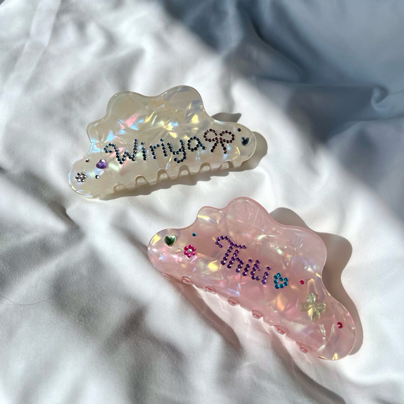 กิ๊ฟติดชื่อ รุ่น cloud : overthecloud.co (อ่านรายละเอียดก่อนสั่งน้า) made to order 1-3 วัน