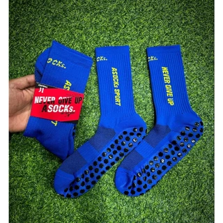 ถุงเท้ากันลื่น ASOCKs NEVER GIVE UP นุ่ม ย้วยยาก ใส่สบาย เหมาะสำหรับนักฟุตบอล Sport กีฬา ออกกำลังกาย