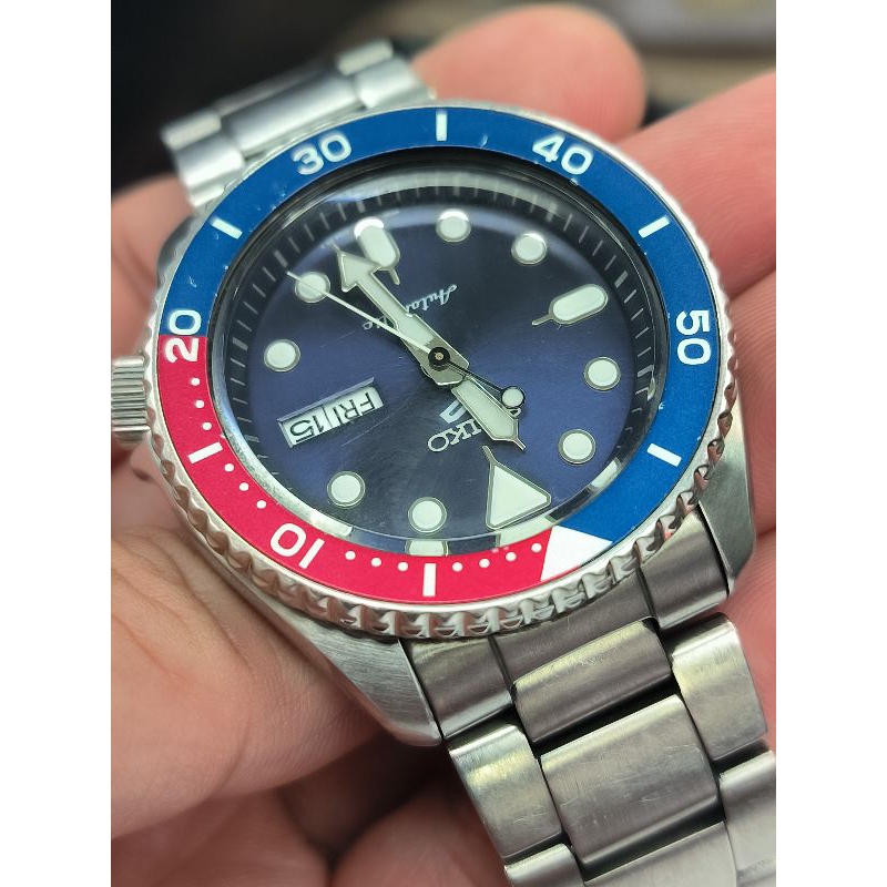 นาฬิกา (มือสอง) SEIKO 5 Sports New Automatic SRPD53K1 (ฺPepsi)