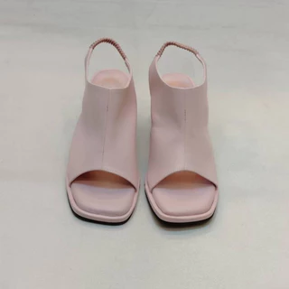 New!!!! รองเท้าส้นสูง 2.5 นิ้ว พื้นรองเท้านิ่มมาก หนัง PU อย่างดี มีสายรัดส้นยางยืด ผลิตในไทย
