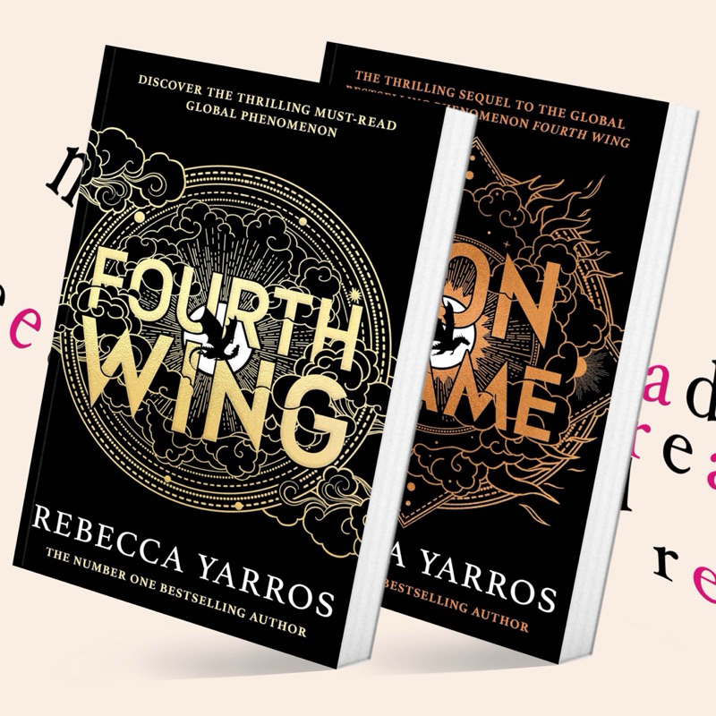 Fourth Wing #1 / Iron Flame #2 by Rebecca Yarros (หนังสือภาษาอังกฤษ)