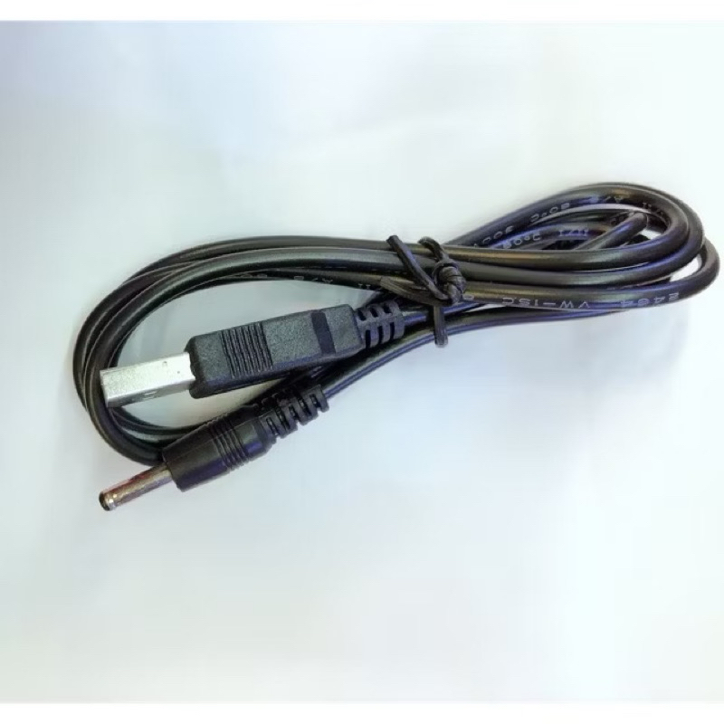 สาย USB Cable DC 5V ยาว 1M หัว (3.5x1.35) ราคาถูก Shopee Lazada