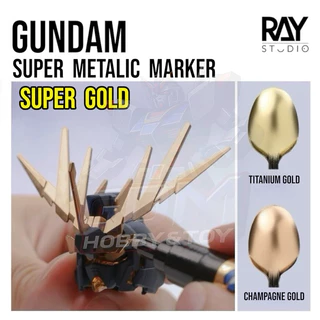 RAY STUDIO ปากกามาร์คเกอร์สีทอง Super Gold Marker ทำสีกันพลาทำสีโมเดลกันดั้มมาร์คเกอร์ สีทองเมทัลลิค