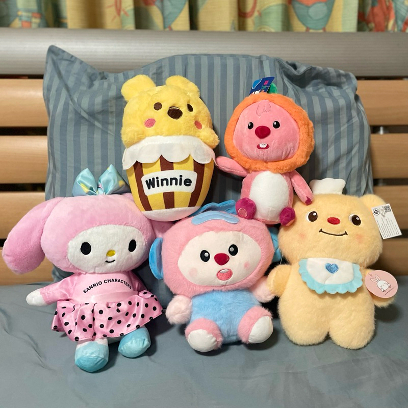 [พร้อมส่ง] ตุ๊กตาตู้คีบ น่ารักๆ หมีพูห์ Pooh , หมีเนย, My melody