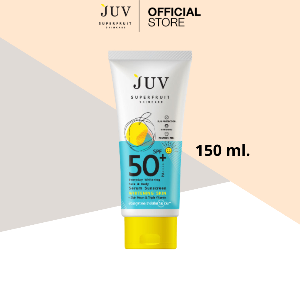 JUV | Everyday Whitening Face & Body Serum Sunscreen SPF 50+ PA++++ 150 ml
