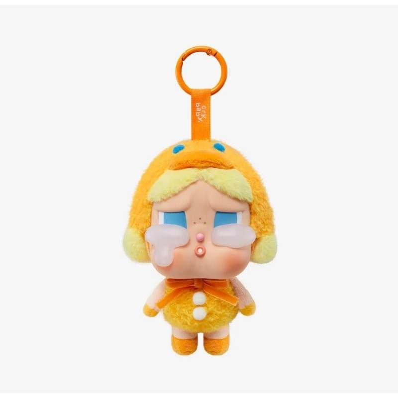 (Live/วีดิโอลด100฿) กล่องสุ่มพวงกุญแจพร้อมส่ง  🐝🐰 CRYBABY Crying Again Series-Vinyl Face Plush Blind Box ครายเบบี้