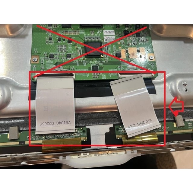 สายแพ T-con T-Bar SAMSUNG LCD TV UA55D8000 TCON RIBBON CABLE