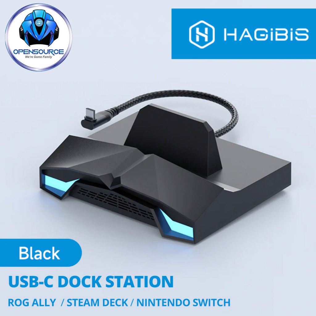 [พร้อมส่ง DOCK ใหม่ ไฉไลกว่าเก่า]Hagibis: HAGiBiS USB-C Docking Station (ROG ALLY / STEAM DECK / SWITCH)
