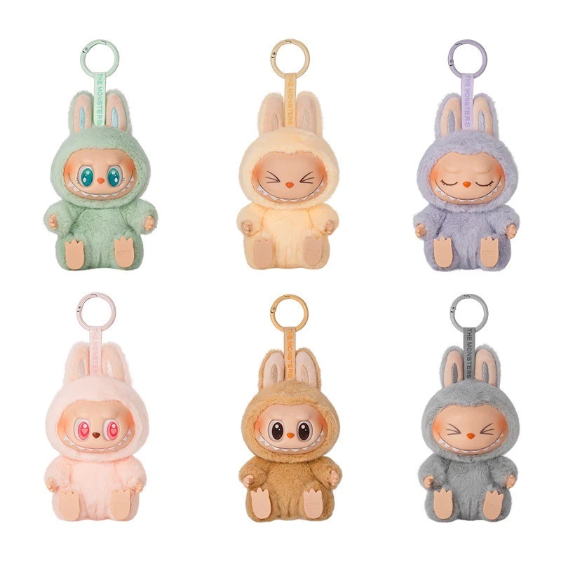 พร้อมส่งจากไทย กทม ของแท้ 100%Popmart ของแท้ ฟิกเกอร์ Labubu v2 Heart Macaron Series blindbox