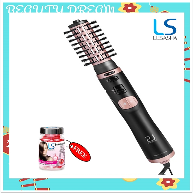 NEW LESASHA LS1364ไดร์ จัดแต่งทรงผม อัตโนมัติ รุ่น 3IN1 AUTO ROTATING HOT AIR STYER 1000W