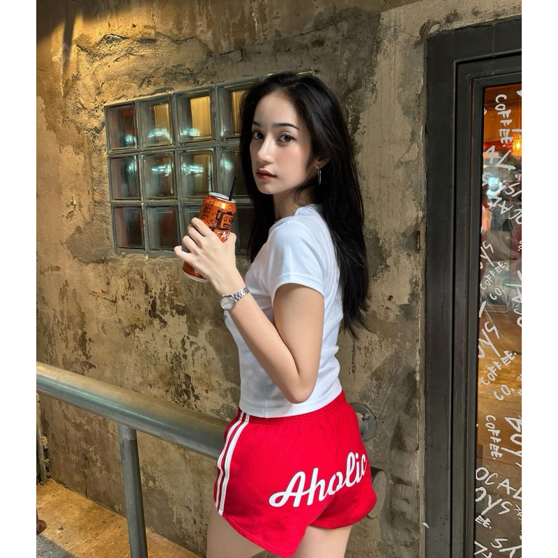 AHOLICBKK | AMERICAN SHORTS กางเกงขาสั้นสายฝอ รูปที่ 5