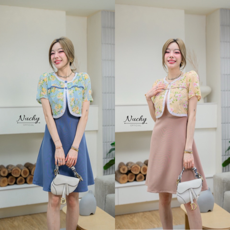 Dress By Papid เดรสทำงาน เดรสแฟชั่น รหัส532