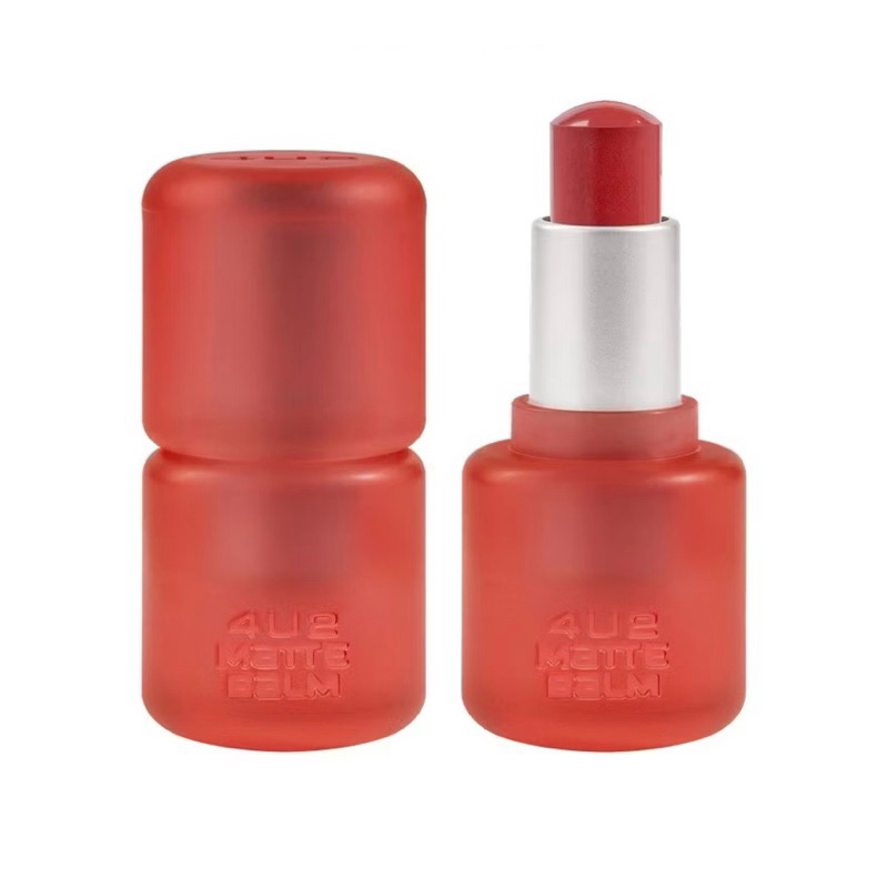 ลิปบาล์ม lip balm 4U2 ฟินิชแมท matte ปากไม่แห้ง สี 10 sunny honey