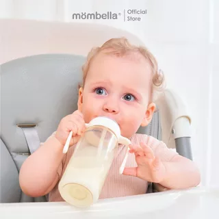 Mombella แก้วหัดดื่ม Classic PPSU พร้อมมือจับ เหมาะสำหรับทารก 9 เดือนขึ้นไป 10 ออนซ์ (300 มล.)