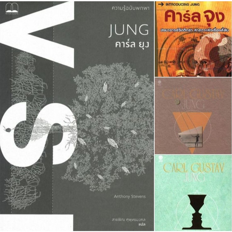4หนังสือคาร์ล กุสตาฟ จุง:คาร์ล ยุงความรู้ฉบับพกพา,Introducing Jung, พื้นฐานจิตวิเคราะห์ของจุง,คาร์ล จุงผู้หาญกล้าท้าทายฟ