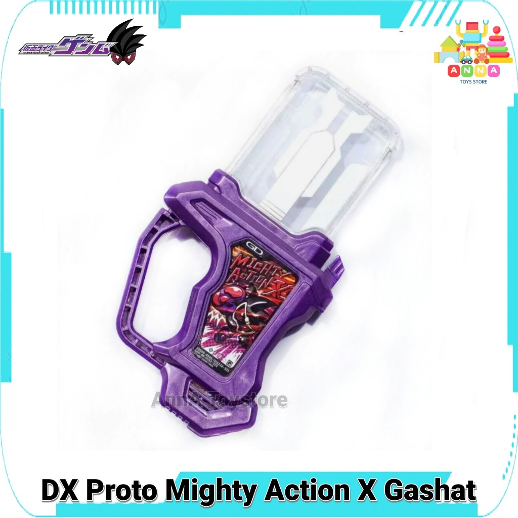 กาแชท ของเล่นแปลงร่าง มาสไรเดอร์ เก็นมุ Kamen Rider Genm DX Proto Mighty Action X Gashat