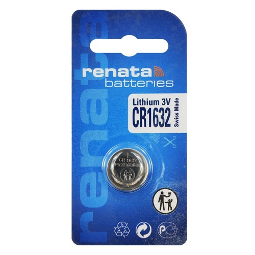 ถ่านกระดุม Renata CR1632 จำหน่ายเป็นแพ็คแบบ 1ก้อน